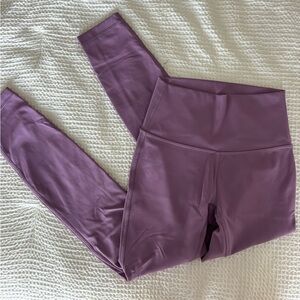 Lululemon Athletica Purple Leggings High-Waisted Performance
